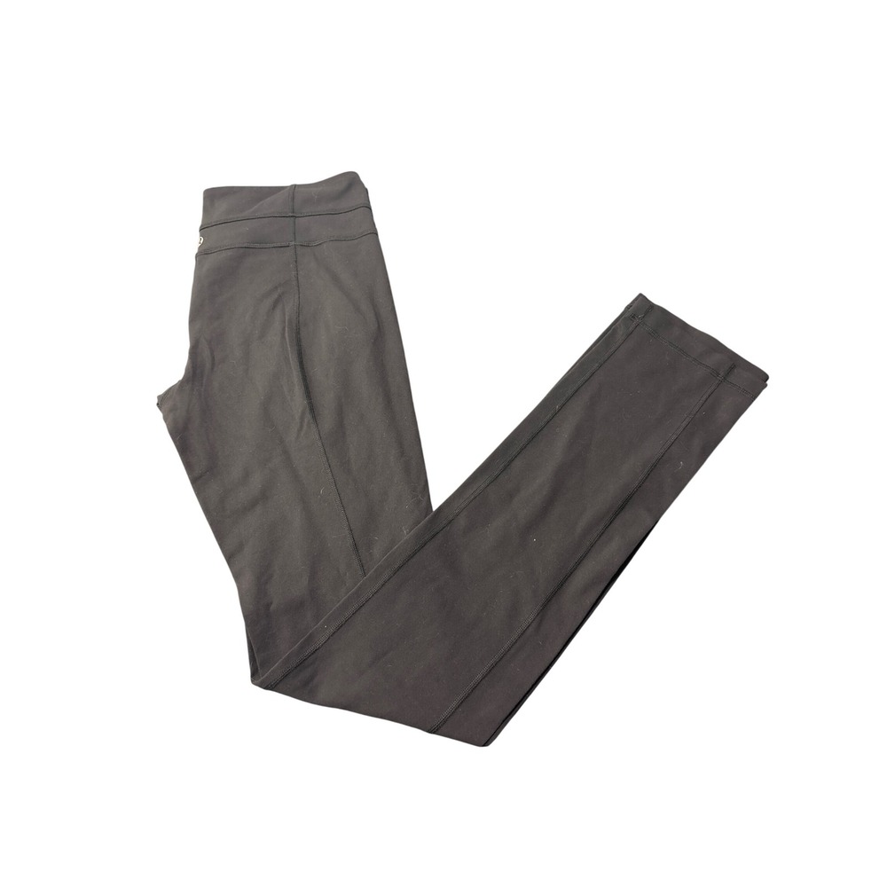 Lululemon Groove Pant Black Straight Leg Yoga Pants Size 8 High Rise 32 Inseam